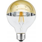 Optonica LED Žárovka G95 E27 Galf Golden Glass 7W Teplá bílá – Zboží Živě