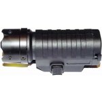 Strike Systems LED diodová svítilna s laserem na RIS lištu 40 lm Černá – Zboží Dáma