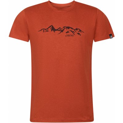 Alpine Pro Goraf 2 pánské melírované triko z recyklovaného materiálu – Sleviste.cz