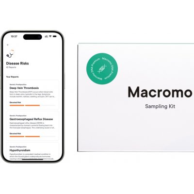 Macromo DNA Premium genetický test 2 ks – Zboží Dáma