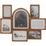 Atmosphera Dřevěný multirám na 7 fotografií FELISA, 57,2 x 46,6 cm – Hledejceny.cz