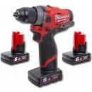 Milwaukee M12 CDD-602X + 2x 6,0 Ah