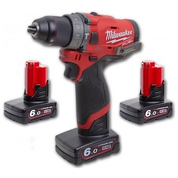 Milwaukee M12 CDD-602X + 2x 6,0 Ah