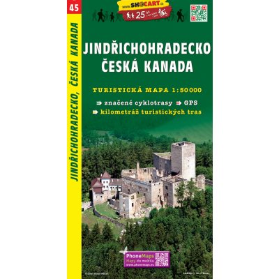 Jindřichohradecko Česká kanada 1:50000 tur. mapa – Hledejceny.cz