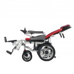 Eroute 6003B Elektrický invalidní vozík skládací s automatickým polohováním opěradla – Zboží Dáma