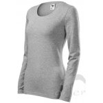 Malfini Fit-T LS 169 tmavě šedý melír – Zboží Dáma