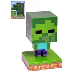 Stolní lampička Minecraft Zombie Icon Light 10cm na baterie LED Světlo