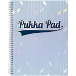 Pukka Pad spirálový blok GLEE Jotta A4+, papír 80g, světle modrý 100 listů – Zboží Dáma