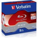 Verbatim BD-RE 50GB 2x, jewel, 5ks (43760)