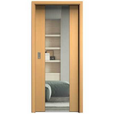 Sapeli Harmonie Komfort M40 posuvné buk 60 x 210 cm Čiré sklo – Hledejceny.cz