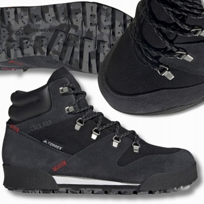 adidas Performance Terrex Snowpitch Cold.RDY Hiking Core BlackCore BlackScarlet – Zboží Dáma