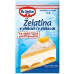 Dr. Oetker Želatina v plátcích 6 ks 10 g – Hledejceny.cz