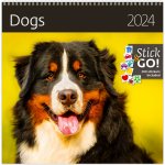 Nástěnný poznámkový Dogs 2024 – Hledejceny.cz