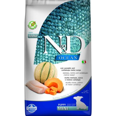 N&D Ocean Puppy Mini Codfish & Pumpkin&Melon 2,5 kg – Zboží Mobilmania