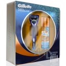 Gillette Fusion Proglide strojek + Proglide gel na holení 75 ml + krabička dárková sada