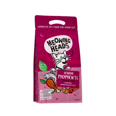 Meowing Heads Senior Moments 1,5 kg – Hledejceny.cz