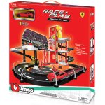 Bburago Ferrari Race & Play Garáž s jedným autíčkom – Zboží Dáma