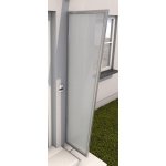 Gutta Guttavordach boční stěna B1 PC 200 x 60 cm černá / čirá – Sleviste.cz