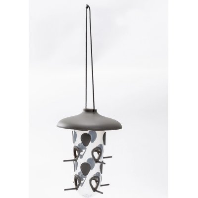 Plastia Krmítko venkovní plast Robin 16 x 22 cm světlý antracit – Zboží Mobilmania