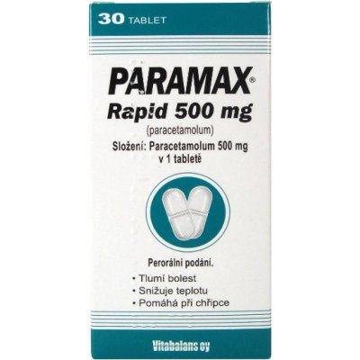 PARAMAX RAPID POR 500MG TBL NOB 30 – Zboží Mobilmania