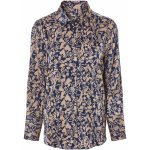 esmara dámská saténová blůza modrá/bronzová – Zboží Mobilmania