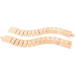 HOP Bigjigs Rail Ohebná kolej 2 kusy – Zboží Dáma
