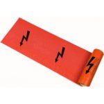 Anticor fólie výstražná rudá s bleskem 220 mm x 20 m – Sleviste.cz