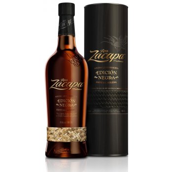 Ron Zacapa Edición Negra 43% 1 l (tuba)