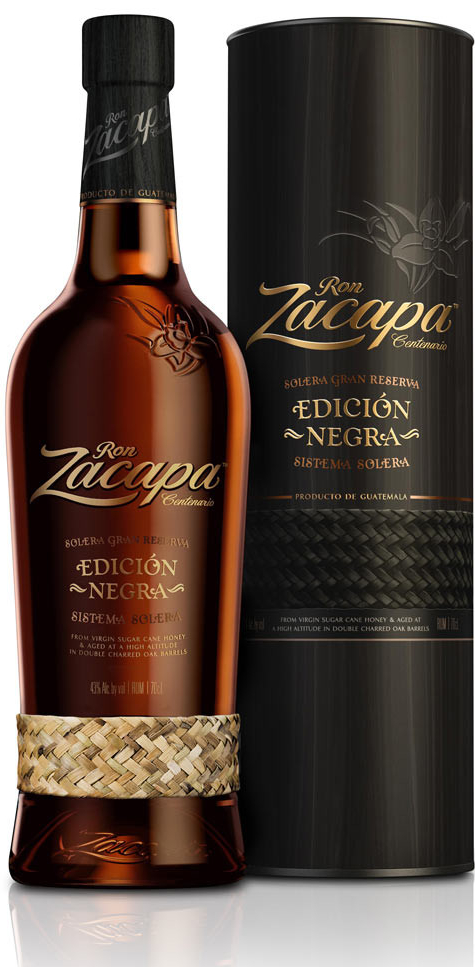 Ron Zacapa Edicion Negra 43% 0,7 l (tuba)