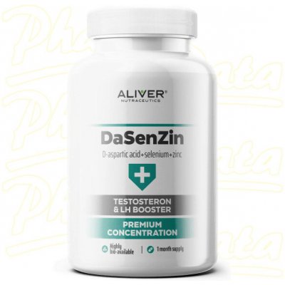 Aliver Kyselina D-asparagová+selen+zinek 120 kapsúl – Hledejceny.cz