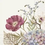 Ubrousek 33x33cm Magnolie s Hortenzii – HobbyKompas.cz Ubrousek 33x33cm Magnolie s Hortenzii – HobbyKompas.cz