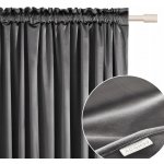 Hotový závěs Room99 VELUR šedý zatemňovací 180x260 cm – Hledejceny.cz