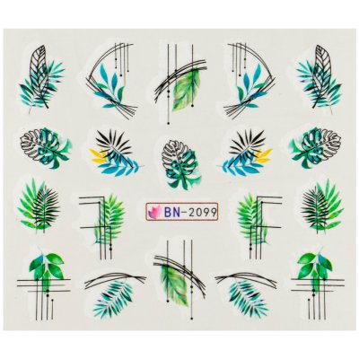 BIO nails Vodolepka BN 2099 kapradí ornamenty – Hledejceny.cz