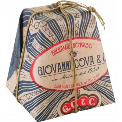 G.Cova Pandoro Classico italská bábovka s ozdobným papírem 1 kg – Zboží Dáma
