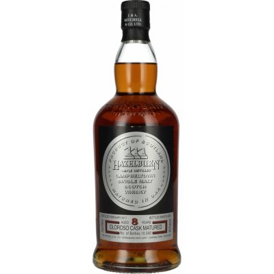 Hazelburn 8y Oloroso Cask Matured 48,2% 0,7 l (holá láhev) – Hledejceny.cz