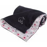 KAARSGAREN Zateplená dětská deka šedá rybičky – Sleviste.cz