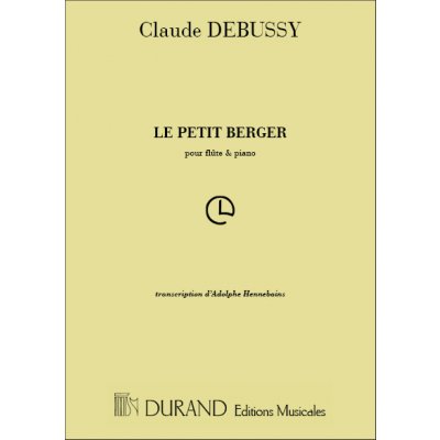 Editions Durand Noty pro flétny Le Petit Berger Pour Flûte Et Piano