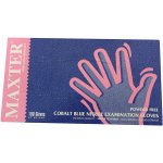 Maxter Cobalt Jednorázové nitrilové nepudrované 100 ks – Zbozi.Blesk.cz