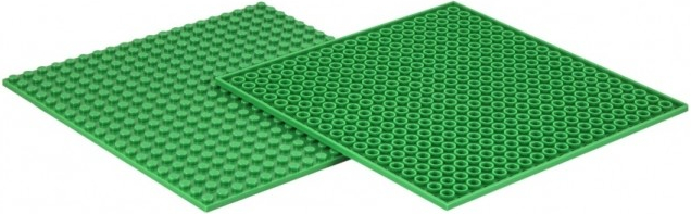 Q-Bricks Stavební podložka 20x20 zelená