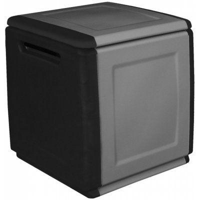ArtPlast Box 54 x 53 x 57 cm 130 l tmavě šedá / černá