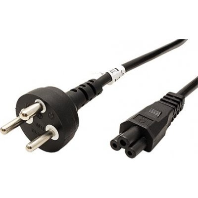 goobay Kabel síťový k notebooku Dánsko, DS-60884-2 D1 (typ K) - IEC320 C5, 1,8m, černý (30857) - 19.92.0028 – Zboží Živě