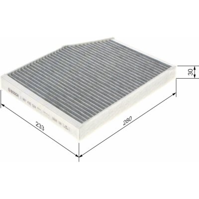 Filtr, vzduch v interiéru BOSCH 1 987 435 524 – Hledejceny.cz