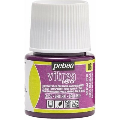 Pébéo Vitrea 160 Barva na sklo Bengal Pink 45 ml 1 ks – Zboží Mobilmania