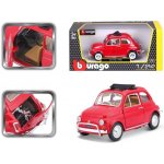 Bburago Fiat červená 1:24 – Hledejceny.cz