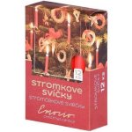 Z-TRADE s. r. o. svíčky na stromeček matné červené 12 ks – Zboží Dáma