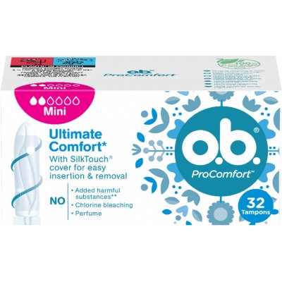 o.b. Tampony ProComfort Mini Tampony ProComfort Mini 32 ks – Zboží Mobilmania