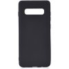 Pouzdro a kryt na mobilní telefon Pouzdro JustKing měkké plastové matné Samsung Galaxy S10 - černé