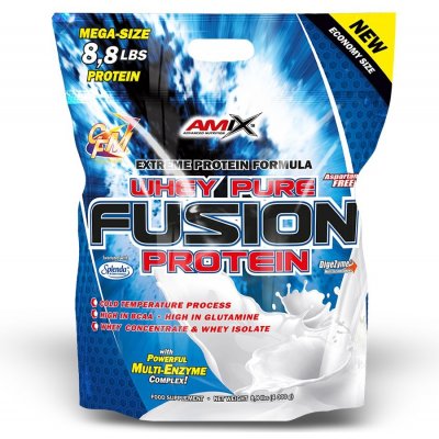 Amix Whey Pure Fusion protein 4000 g – Zboží Mobilmania