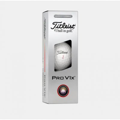 Titleist PRO V1x Enhanced Alignment bílé 3 ks – Hledejceny.cz