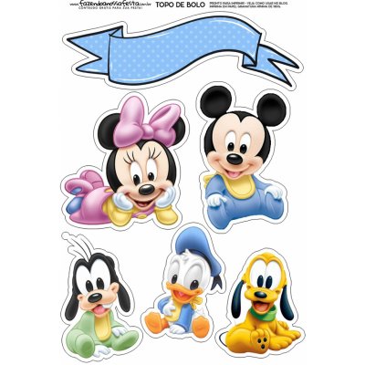 Jedlý tisk MICKEY A MINNIE ● materiál: FONDÁNOVÝ DECORLIST ✴️ – Zboží Mobilmania